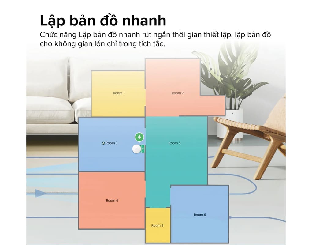 Robot hút bụi lau nhà Roborock Q7TF+ (Plus) - Đen